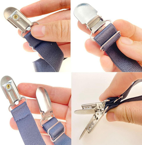 AirMount ™ Keepers Adjustable Garter Belt with Non- Clips for Stockings and  Shirts Garter Price in India