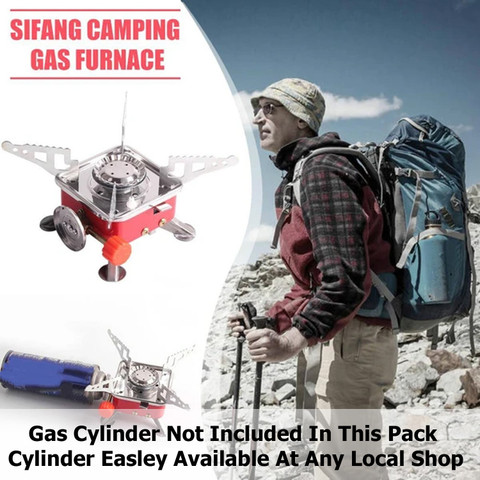 Point Zero Portable Windproof Folding Camping Stove with Carrying