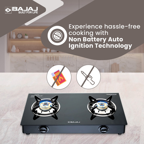 BAJAJ Glass Automatic Gas Stove