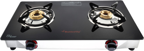 Butterfly Duo Plus 2B Glass Manual Gas Stove Price in India Buy