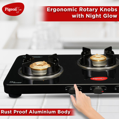 Pigeon Burner Glass Manual Gas Stove