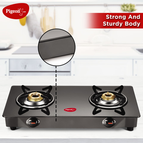 Pigeon Combo - Brunet Cooktop + Flat tawa 250 + Fry Pan 240