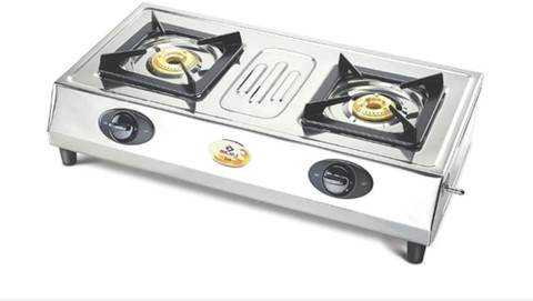 BAJAJ CX8 Stainless Steel Manual Gas Stove Price in India - Buy