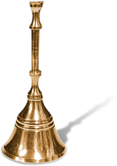 Adhvik Traditional (1 No Small Size) Gol Churi Light Weight Brass