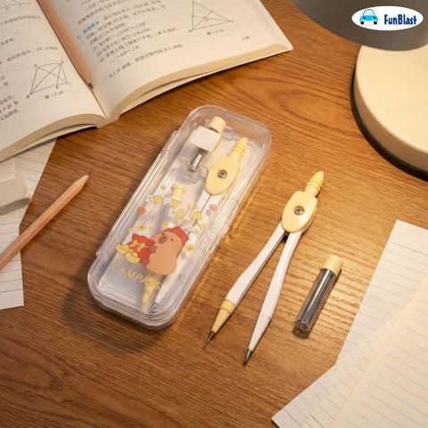 Capybara Compass Set Flipkart.com | FunBlast Capybara Design Geometry Kit with Compass ...