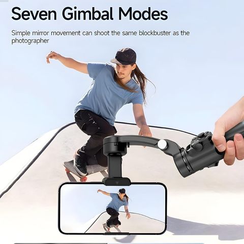 Divine creation M02, 3-Axis Handheld Gimbal Stabilizer Anti-Shake Video AI Stabilization B145 3 Axis Gimbal for Camera, Mobile (400 Grams) - Image 4