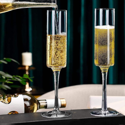 Red-Rubby (Pack of 2) Luxury Cylinder Wine Glasses Wide Mouth| Designer Wine  Glasses Glass Set Wine Glass Price in India - Buy Red-Rubby (Pack of 2)  Luxury Cylinder Wine Glasses Wide Mouth|