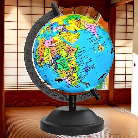 See World Black Globe 8 Inch Height, 5