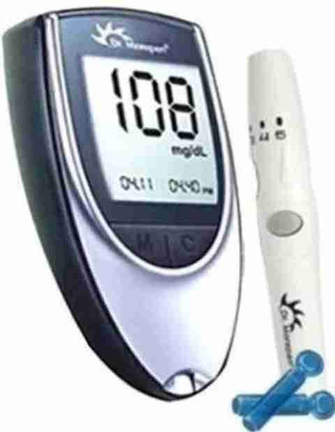 Sugar Cheaking Machine Dr. Morepen Blood Sugar Glucose Checking Machine With 10 Lacets ...