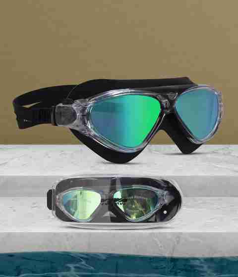 VIVA SWIMMING RAINBOW Wide View No Leak Anti-Fog Goggles UV