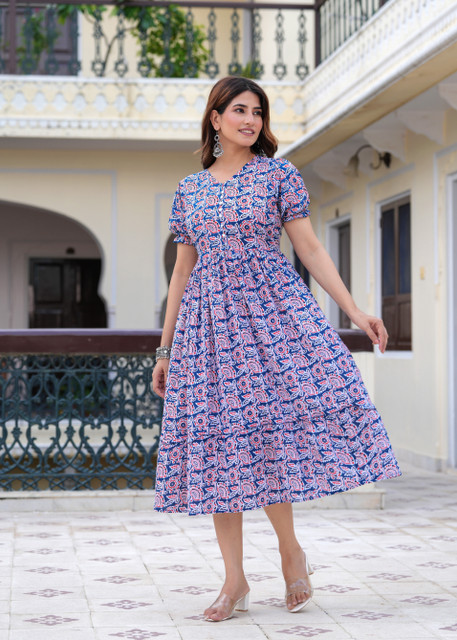 Madhurima Collection Flared/A-line Gown Price in India Buy