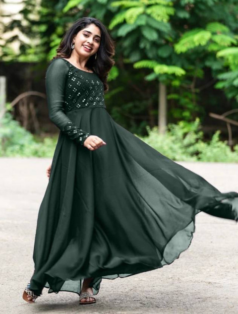 nitya fashion Flared/A-line Gown Price in India Buy nitya