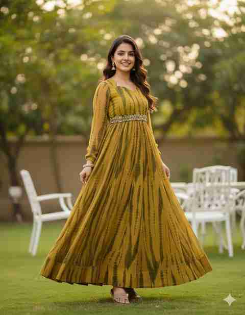 fivaniyo trends Anarkali Gown