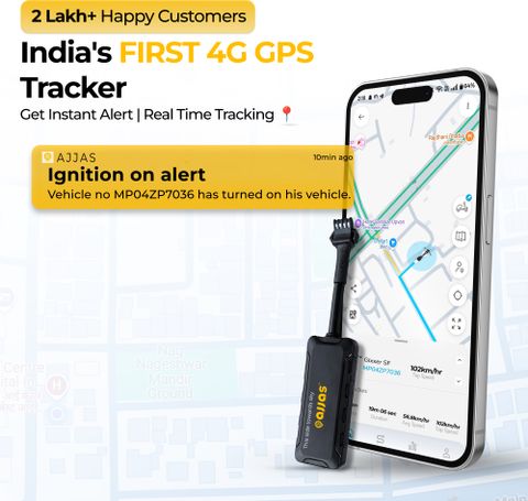 Ajjas Lite 4G Wired GPS Tracker for Car, Bike, Truck, Bus with 2 Year ...