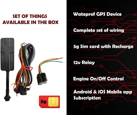 Automates Waterproof GPS tracker, 5G SIM with 12 Months (Android & iOS ...