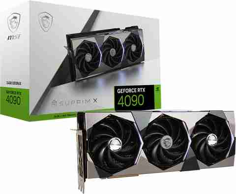 動作確認済　MSI GeForce RTX 4090 SUPRIM X 20GB MSI GeForce RTX 4090 SUPRIM 24G GDDR6X 24 GB NVIDIA Chipset 384