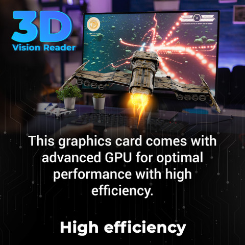 Minims Computer Graphics ZEBRONICS GT730 GDDR3 4 GB NVIDIA Chipset 64 bit 1333 MHz Graphics Card ...