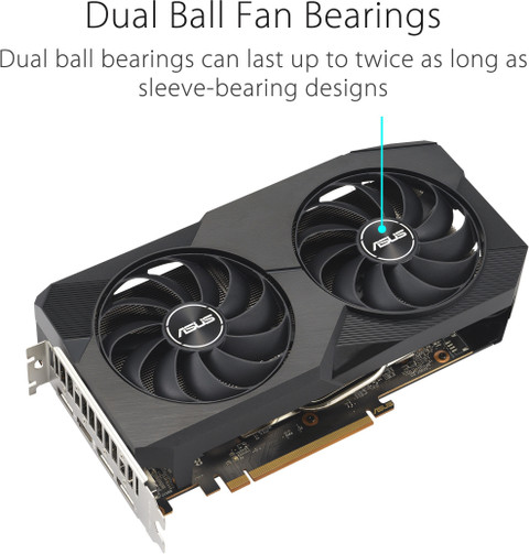 ASUS Dual-RX7600-O8G-V2 GDDR6 8 GB AMD/ATI Chipset 128 bit 2745