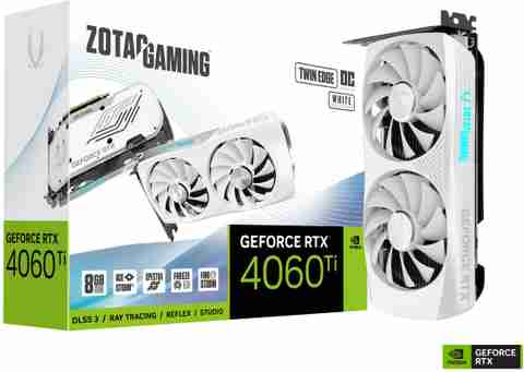 PALIT GeForce RTX 4060ti 8GBホワイト ZOTAC GAMING GeForce RTX 4060 Ti 8GB Twin Edge OC White Edition