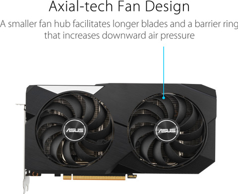 ASUS DUAL-RX6600-8G-V2/ DUAL-RX6600-8G-V3 GDDR6 8 GB AMD Radeon
