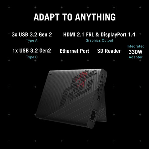 ASUS ROG XG Mobile (2023) GC33Y-049 eGPU with GeForce RTX 4090 GDDR6 16 ...