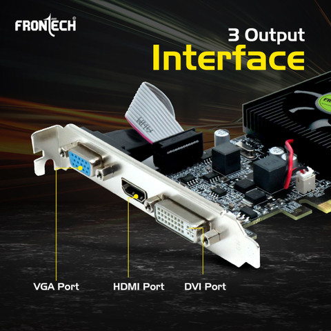 Frontech GT 730 Graphics Card with 64 Bits PCIe High