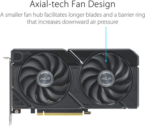 ASUS Dual Radeon RX 7600 XT OC Edition GDDR6 16 GB AMD/ATI ASUS Dual Radeon RX 7600 XT OC Edition GDDR6 16 GB AMD/ATI