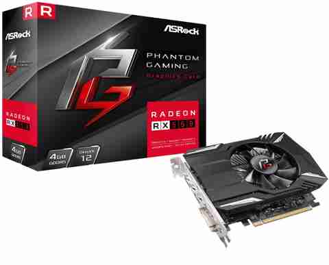 ASRock RX 550 GDDR5 4 GB AMD Radeon Chipset 128 bit 1100 MHz Graphics ...