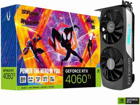 ZOTAC GeForce RTX 4060 Ti Twin Edge OC SPIDER-MAN GDDR6 8 GB