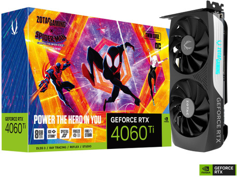 ZOTAC GeForce RTX 4060 Ti Twin Edge OC SPIDER-MAN GDDR6 8 GB