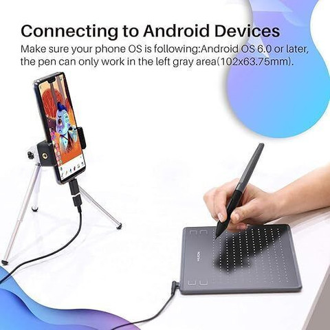 HUION HS64 Drawing Pen Tablet x inch Graphics Tablet