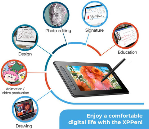 XP Pen Artist 10 2nd Gen Display Tablet 10.1 inch- Pen Tablet with