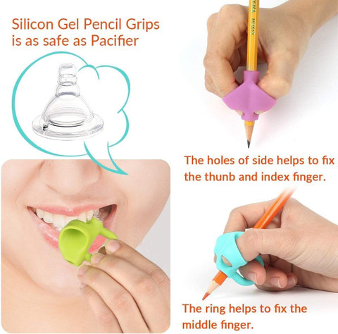 Party Propz Pencil Finger Grip,Cute Pencil Grips -Pen Grip Holder/Pen  Gripper,Pencil Gripper Pencil