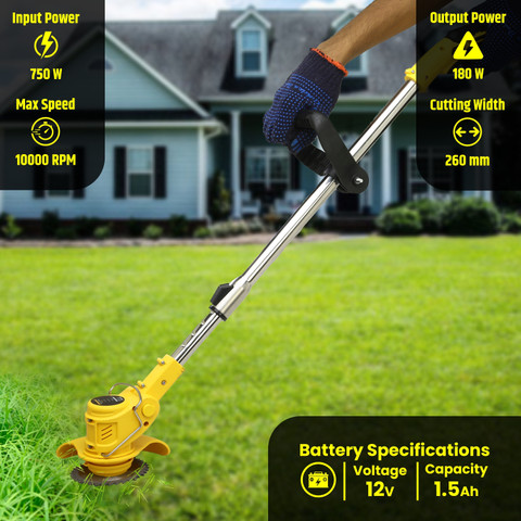 Tomahawk TCBC-12 Cordless Grass Trimmer Price in India Buy