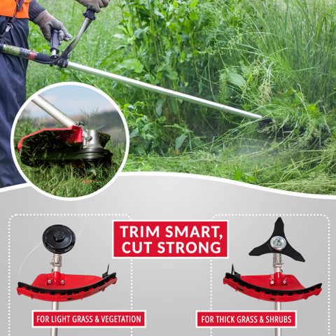 iBELL 2642BC Stoke Petrol Engine Fuel Grass Trimmer