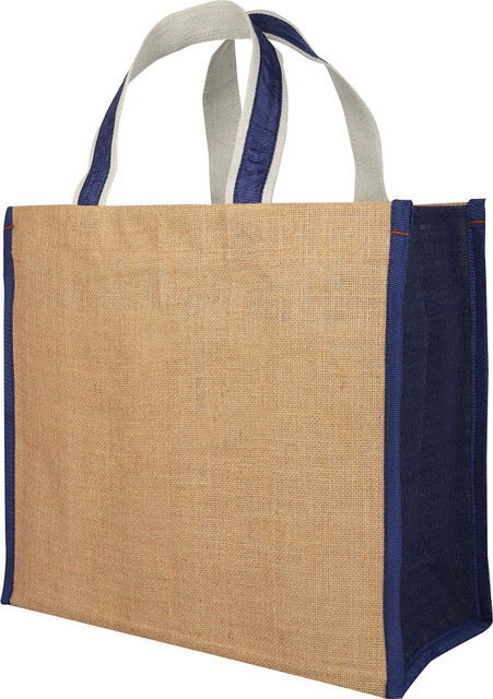 Blackboxes Big Jute Shopping Bags BLACKBOXES Eco-Friendly Printed