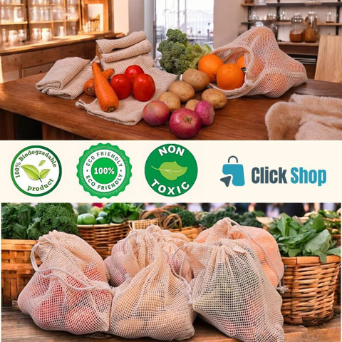 Reusable Mesh Produce Bags For Fridge Mesh Produce Best Reusable Produce  Bags 2021 100% Cotton