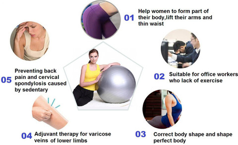 LACOPINE 65cm Exercise Ball Birthing Ball Gym Ball Thick Stability Fitness  Balance Ball Gym Ball Price in India - Buy LACOPINE 65cm Exercise Ball  Birthing Ball Gym Ball Thick Stability Fitness Balance