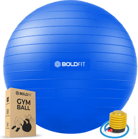 BOLDFIT Gym Ball 55 Cm Exercise Ball Yoga Ball Swiss Ball