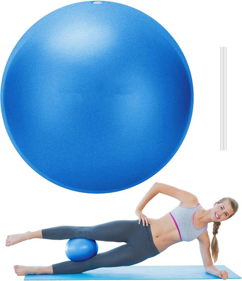 ABTRIX WITH AB Inch Pilates Ball, Soft Yoga Exercise Ball for Core  Balance Training Gym Ball