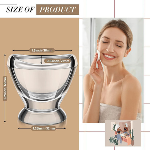 Soulvinee Superior, Smooth Edge,Glass Eye Wash Cup Transparent Eye Cup Eye  Washing Cup - Main Image
