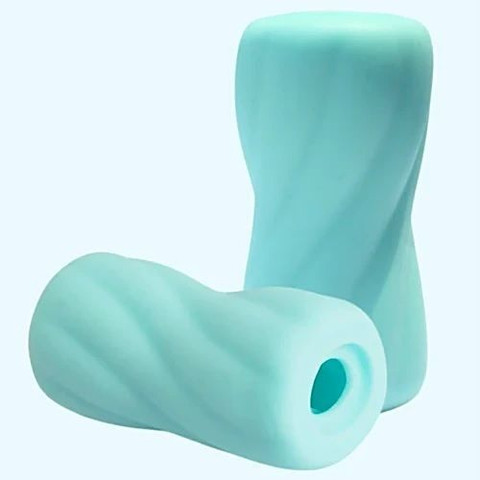 XEIRA Personal Body Stress Male Pleasure Toy Stroker Sleeve Massager Blue