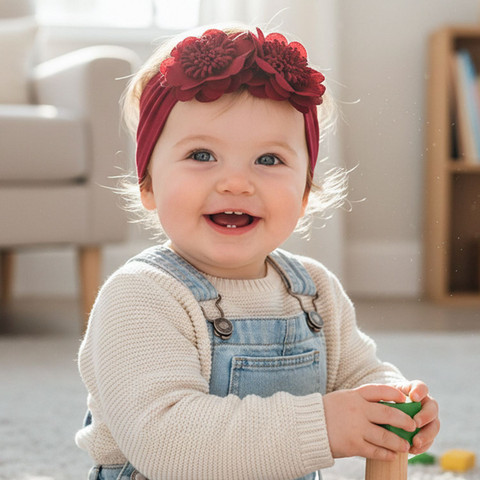 SYGA Baby Girls Nylon Headband Hair Accessories 0-3 Years (Double