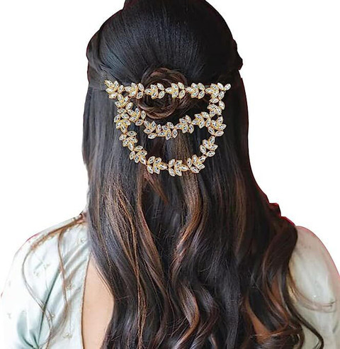 VSMARTHUB Golden Wedding Hair Accessories/Hair Pins/Juda Pins