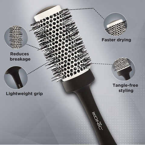 Ikonic Professional Blow dry ceramic brush 43mm Price in India