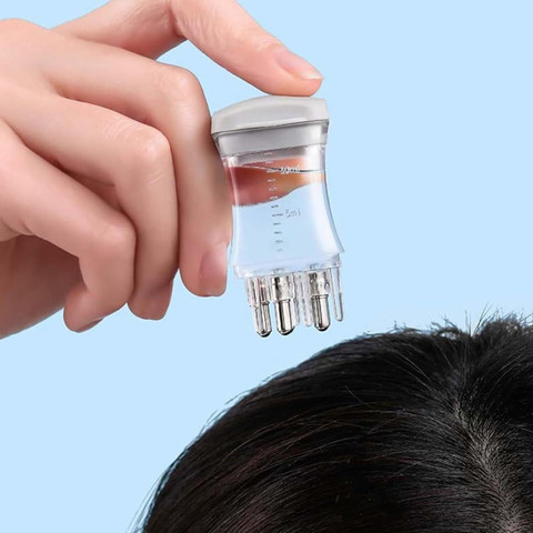 आराध्यम kyu Oil Bottle for Scalp with Comb Cap for Applying Hair Oil Shampoo