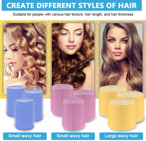 Velcro Rollers Hot Rollers 70s Hair ELEPHANTBOAT Hair Curlers Set