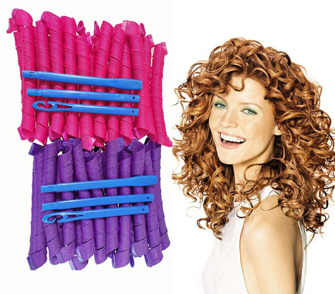 Hair Rollers No Heat Big Curls Star Work Hair Curlers Spiral Curls