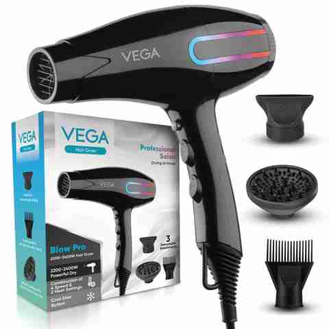 V&g Professional B And M Hairdryer VEGA Blow Pro With Comb