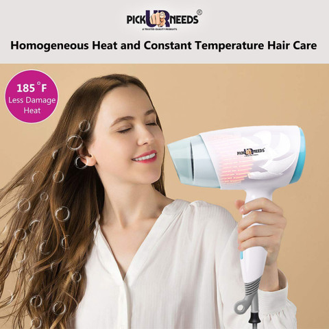 Pick Ur Needs Mini Travel Hair Dryer with Folding Handle Foldable Hair Dryer